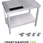 Cuisinière Mobile professionnelle en Inox - Teppan Yaki à GAUCHE