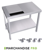 Cuisinière Mobile professionnelle en Inox - Teppan Yaki à GAUCHE