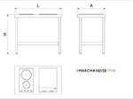 Cuisinière Mobile professionnelle en Inox - 2 Foyers à induction + TEPPEN YAKI – Image 3