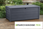 Coffre de Rangement - Résine - 455 L - ANTHRACITE – Image 2