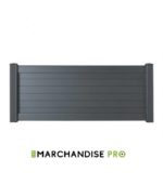 Lot de 2 Clôtures pleines Aluminium – Image 2