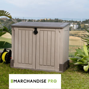 Coffre en Résine - 845 L - AVEC VERINS - MULTIFONCTIONS