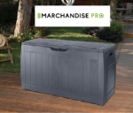 Coffre en Résine - 270 L - GRIS ANTHRACITE – Image 4