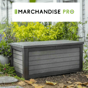 Coffre en Résine - 630 L - Gris Brossé