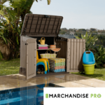 Coffre en Résine - 845 L - AVEC VERINS - MULTIFONCTIONS – Image 2