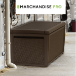 Coffre en Résine - 511 L - MARRON – Image 2