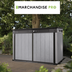 COFFRE - 2100 L - GRIS ANTHRACITE & NOIR