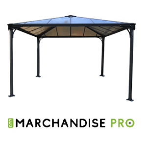 Toit-Jardin - 3,6x6m - Aluminium & Polycarbonate