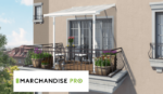 Pergola en Aluminium & Polycarbonate - 2x2 - BLANC – Image 4