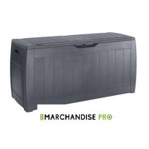 Coffre en Résine - 270 L - GRIS ANTHRACITE