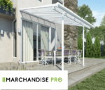 Pergola en Aluminium & Polycarbonate - 2x2 - BLANC – Image 5