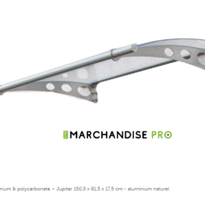 Marquise Aluminium & Polycarbonate - 150,5 x 91,5 x 17,5cm