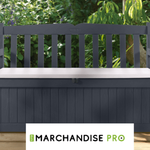 Coffre de Rangement/Banc 265 L - Résine - ANTHRACITE