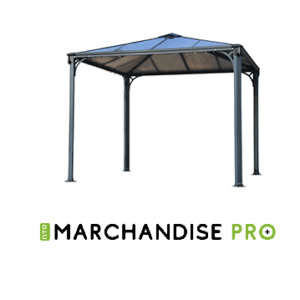 Tonnelle de Jardin - Aluminium & Polycarbonate Couv'Terrasse - 3x3