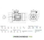 Moteur de rechange pour Tourelle 750w 230v – Image 3