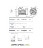 Moteur de rechange pour Tourelle 750w 400v – Image 2