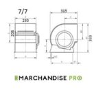 Moteur 1800 m3/h 7/7 - Compatible avec toutes hottes – Image 2