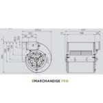 Moteur 2600 m3/h 7/9 - Compatible toutes hottes - Nicotra – Image 2