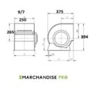 Moteur Escargot 3400 m3/h DD9/9 – Image 2