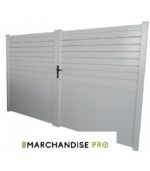 Portail Aluminium 3.50ml + Portillon Alu 1m Éclipse – Image 2