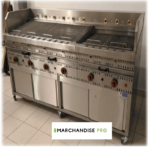 Barbecue Horizontal au Gaz - Pierre de Lave