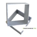 Tube Aluminium Brut - Carré (7 Tailles)