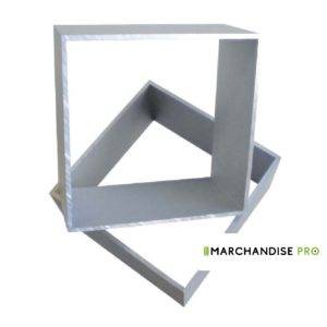 Tube Aluminium Brut - Carré (7 Tailles)