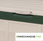 Coffre en Résine Transportable - Beige & Vert – Image 3