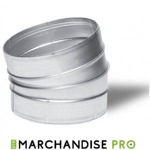 Raccord d'angle métal 15°C - Ø200 mm