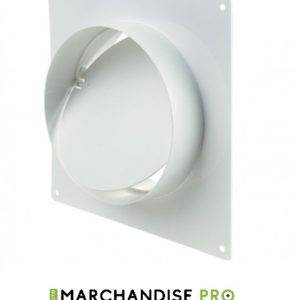 Platine Virole- Raccord de gaine rond - Avec Clapet anti-retour Ø200mm