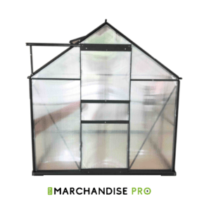 Serre de Jardin Polycarbonate - 4 Tailles - ANTHRACITE