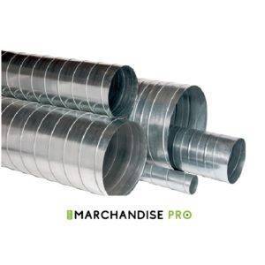 conduit spiralé galvanisé