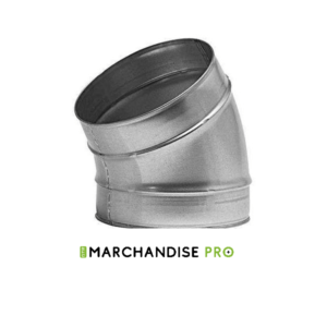 coude 30° circulaire acier galvanisé