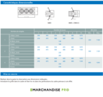 Grille Diffuseur Multi-Buses en Saillies - Finition Galvanisée - 10 Tailles – Image 4