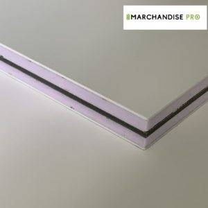 Panneau Sandwich de Remplissage ISODUR Phonique - Blanc Satiné - 300x150 cm