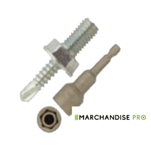 piton mâle métal fileté