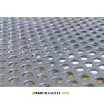 plaque perforée rond