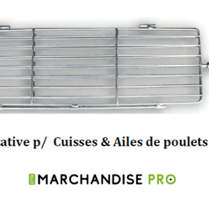 Grille rotative pour Cuisses & Ailes de poulets