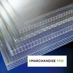 Plaque alvéolaire Polycarbonate - Incolore - 7 Parois - 32 mm