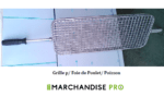 Grille Rotative en Damier pour Foie de Poulet / Poisson
