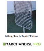 Grille Rotative en Damier pour Foie de Poulet / Poisson – Image 2