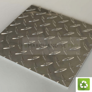 Plaque Aluminium Brut Diamant