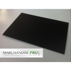 Plaque Aluminium - Brossé Anodisé Noir B85 10µ