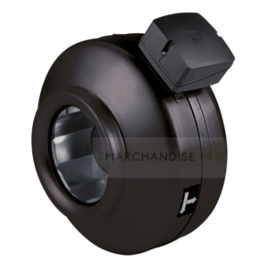 Ventilateur Circulaire Noir - Centrifuge - Ø 100 à Ø400mm