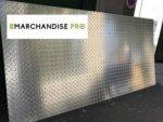 Tôle aluminium strié damier 3000x1500x2