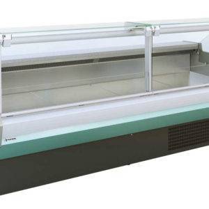 Vitrine Réfrigérée Glaces Droites + Réserve Neutre - AMALIA 937 FV-VVE-S/R