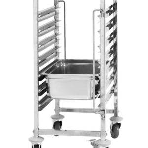 Chariot Mobile Inox GN 1/1 - 10 Niveaux