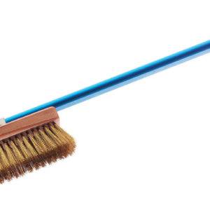 Brosse Droite Manche Alu - Poils Soie en Laiton - AC-SP