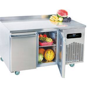 Desserte Réfrigérée Murale Gastro 2 Portes sur Roulettes - ZGN2-A-W