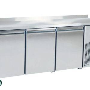 Desserte Réfrigérée Murale Gastro 3 Portes sur Roulettes - ZGN3-A-W